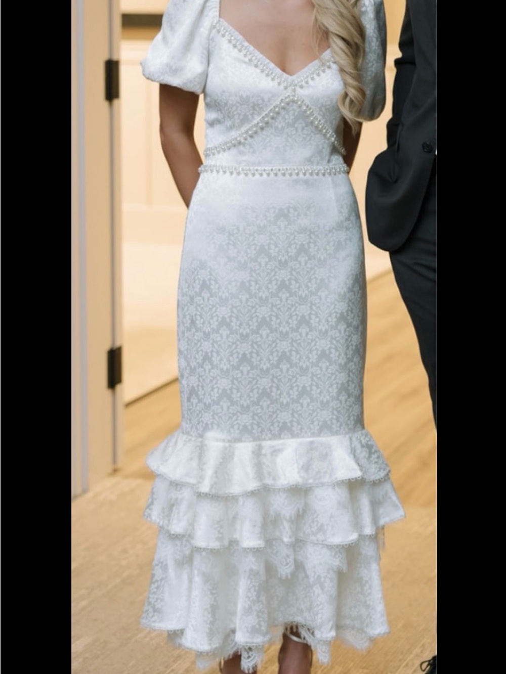 V Chapman Cynthia Ruffle Dress